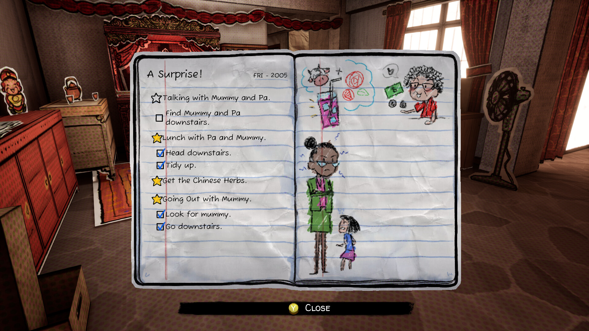 Скриншот из игры Paper Ghost Stories: Third Eye Open - 9