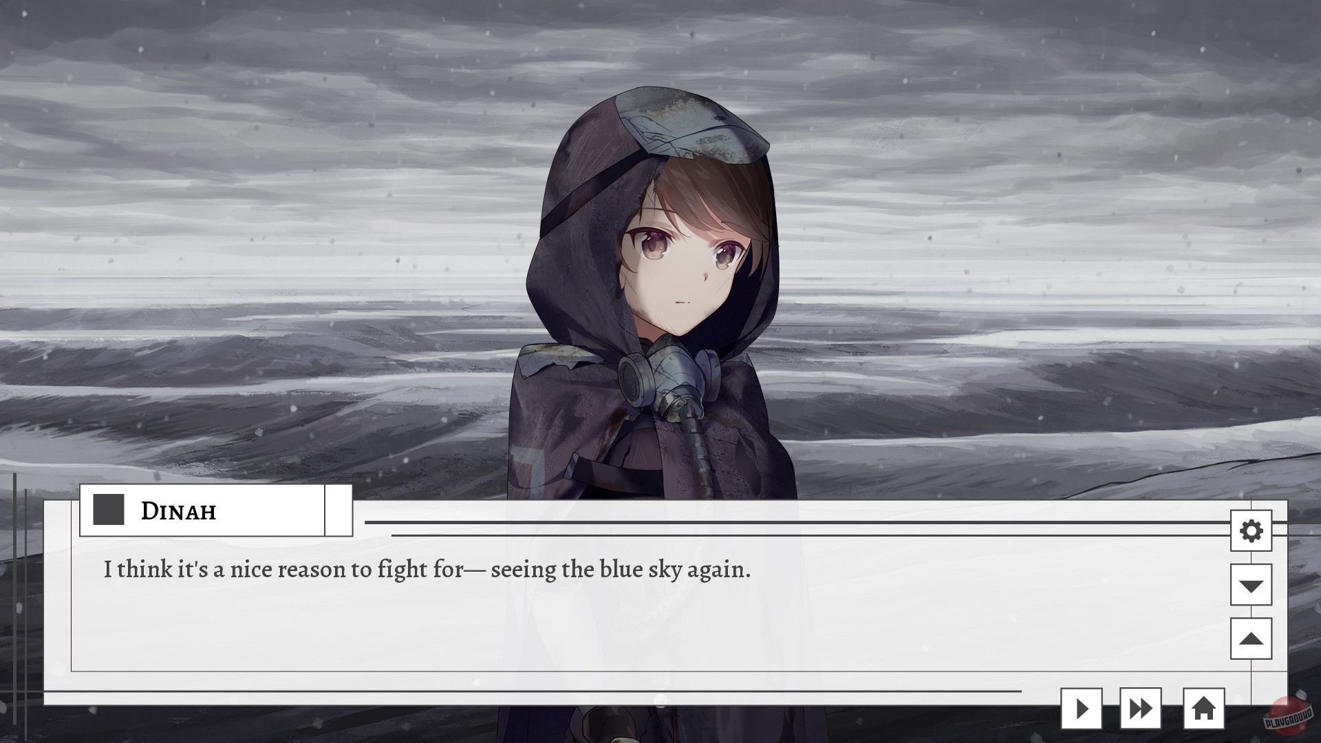 Скриншот из игры Fallstreak: Requiem for my Homeland - 1