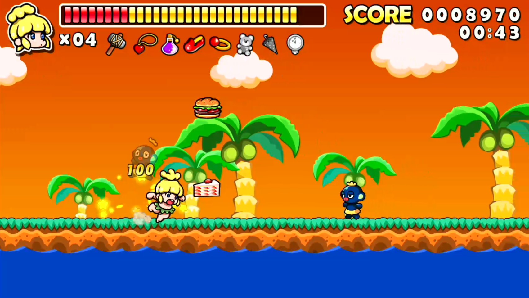 Скриншот из игры Wonder Boy Returns Remix - 13