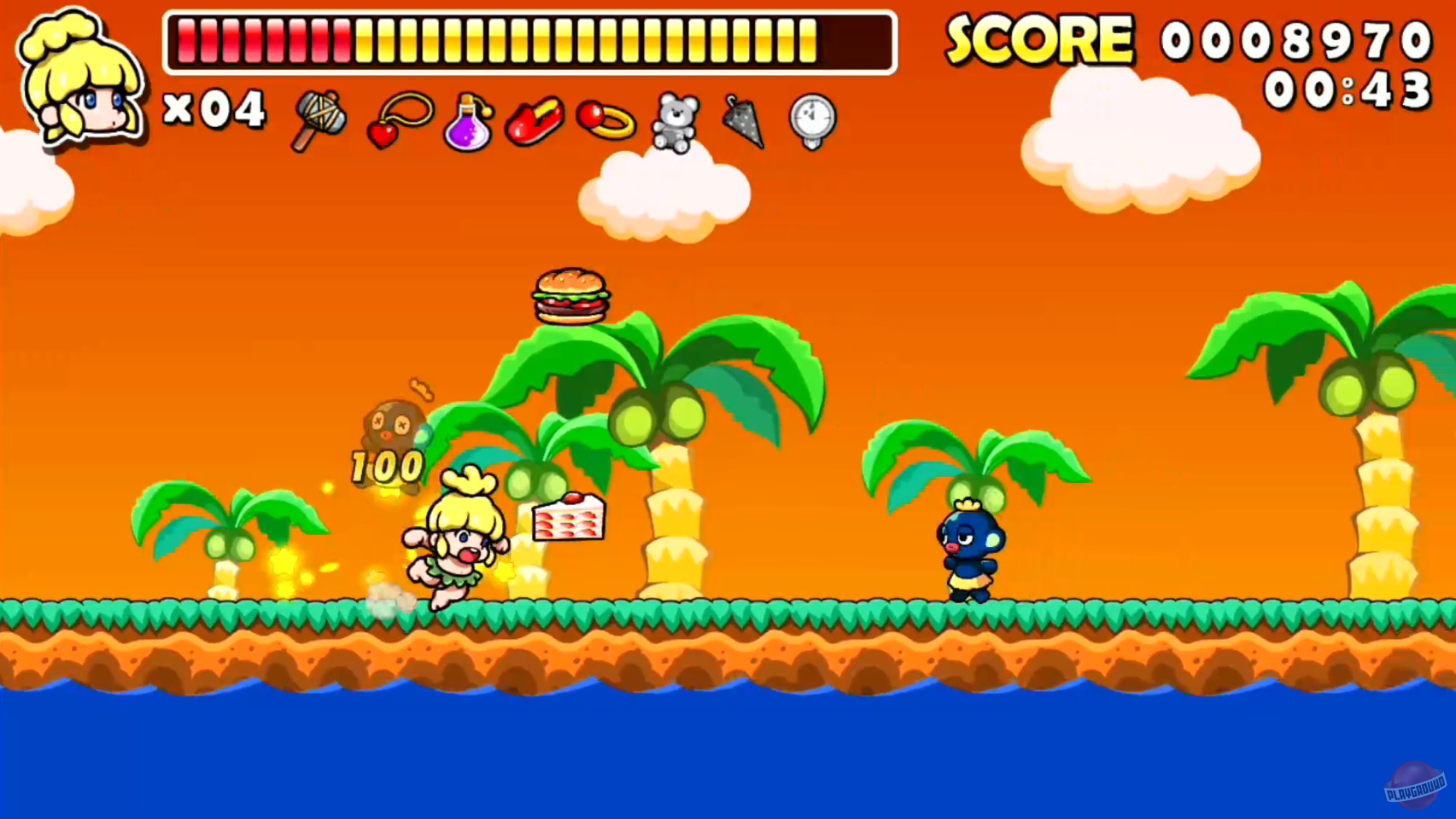 Скриншот из игры Wonder Boy Returns Remix - 4
