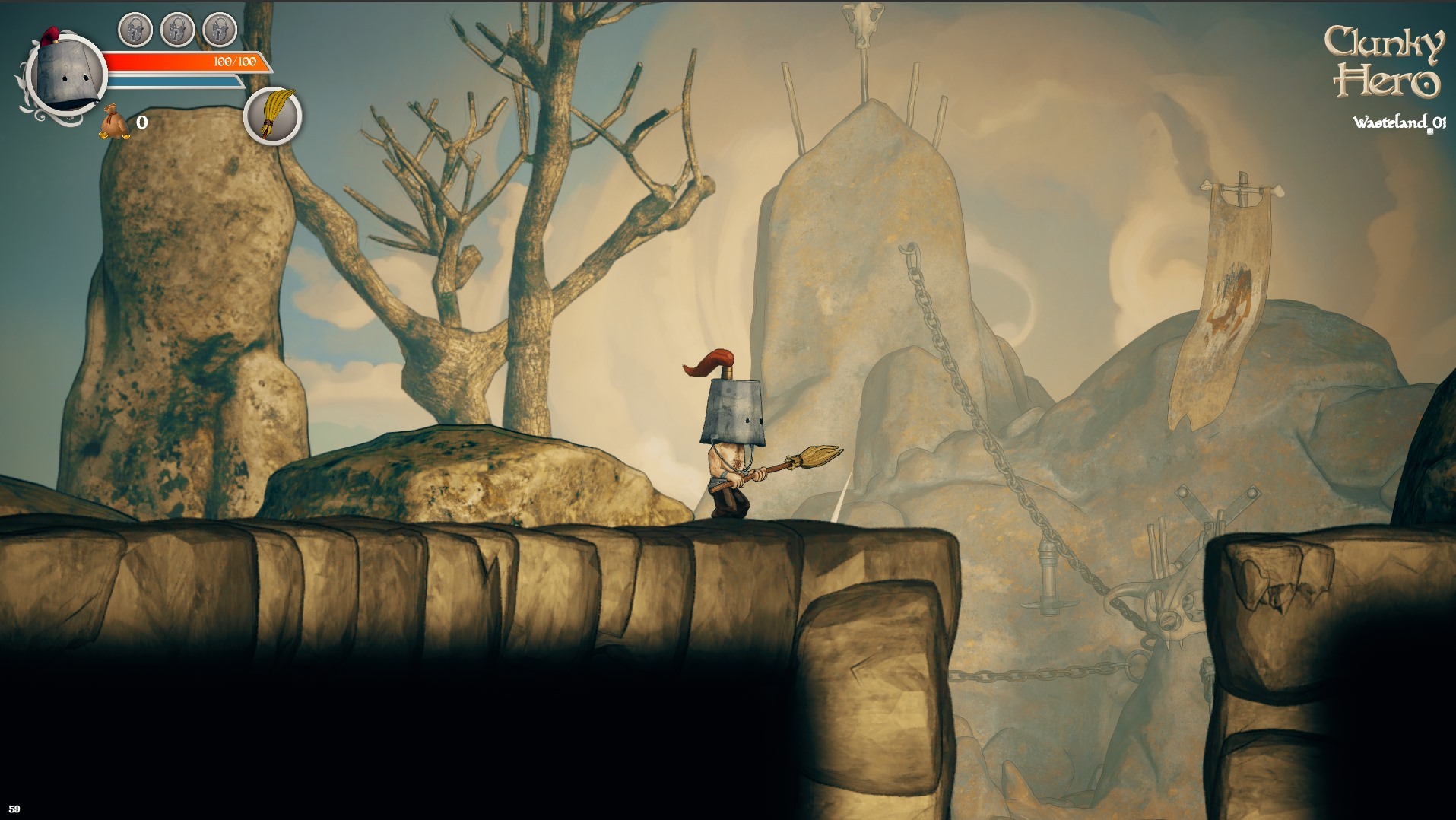Скриншот из игры Clunky Hero - 6