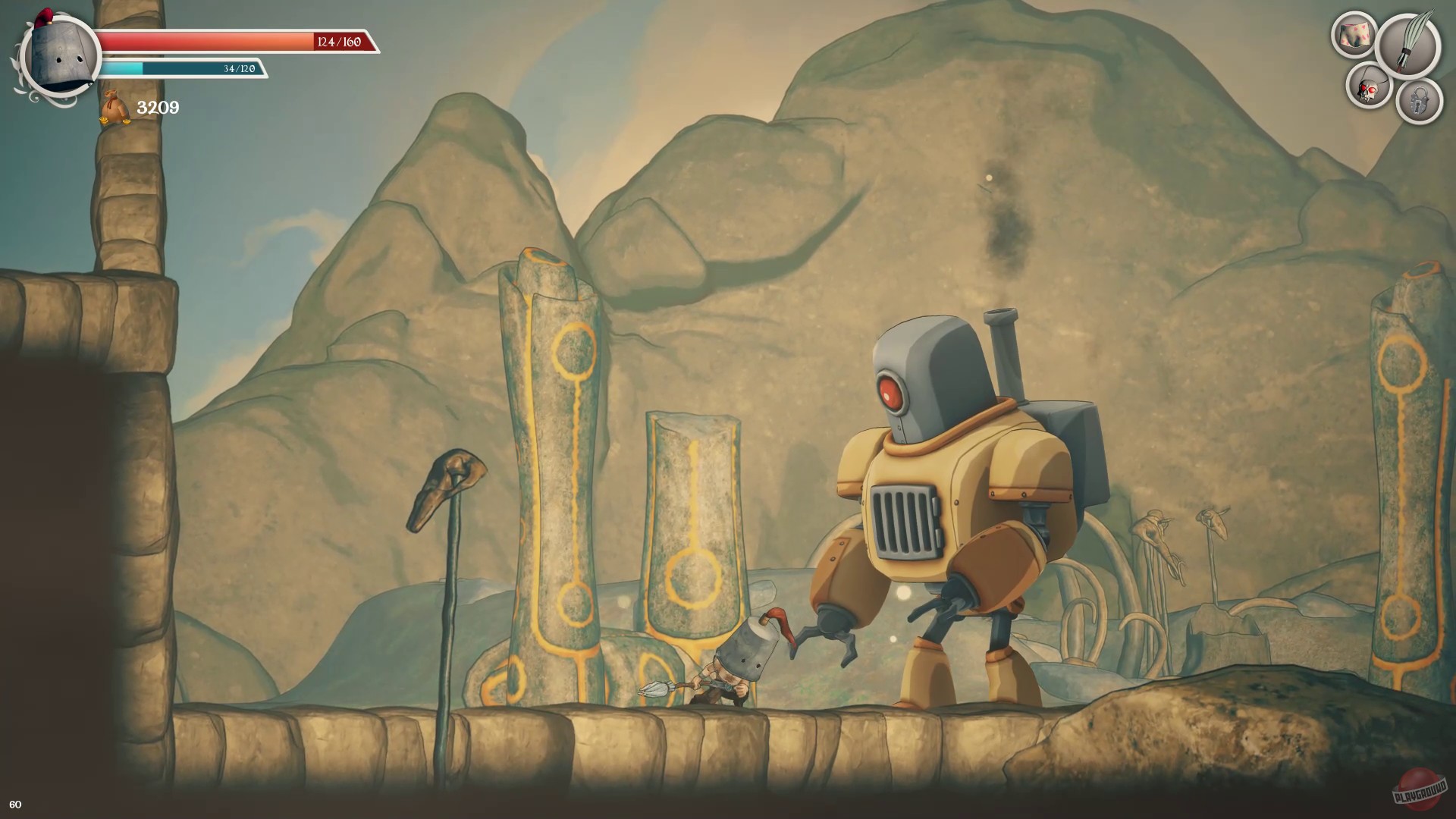 Скриншот из игры Clunky Hero - 2