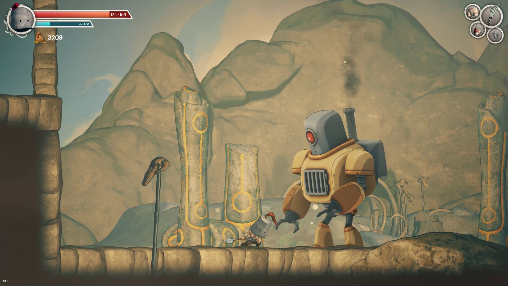 Скриншот из игры Clunky Hero - 1