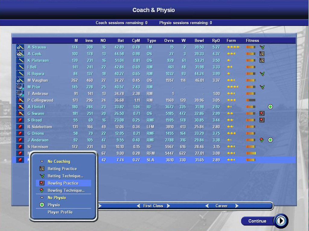 Скриншот из игры International Cricket Captain 2009 - 5