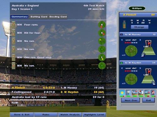 Скриншот из игры International Cricket Captain Ashes Edition 2006 - 5