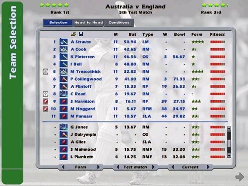 Скриншот из игры International Cricket Captain Ashes Edition 2006 - 8