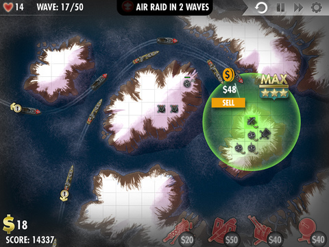 Скриншот из игры iBomber Defense - 29