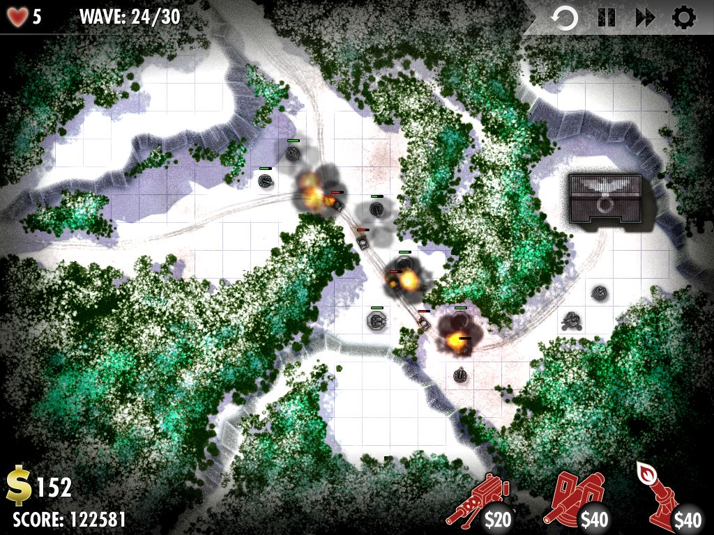 Скриншот из игры iBomber Defense - 16