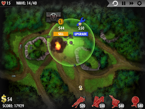 Скриншот из игры iBomber Defense - 23