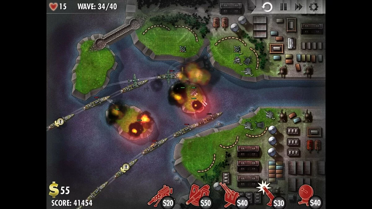 Скриншот из игры iBomber Defense - 14