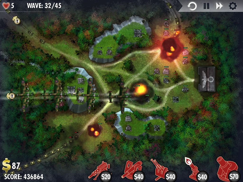 Скриншот из игры iBomber Defense - 27