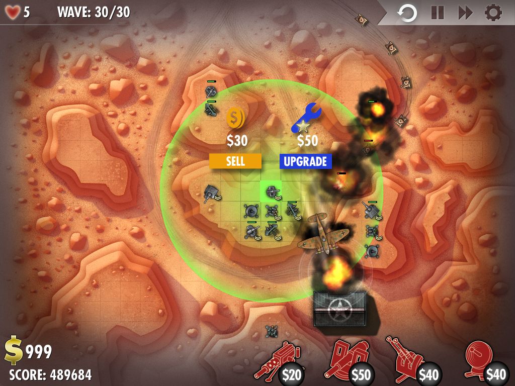 Скриншот из игры iBomber Defense - 5