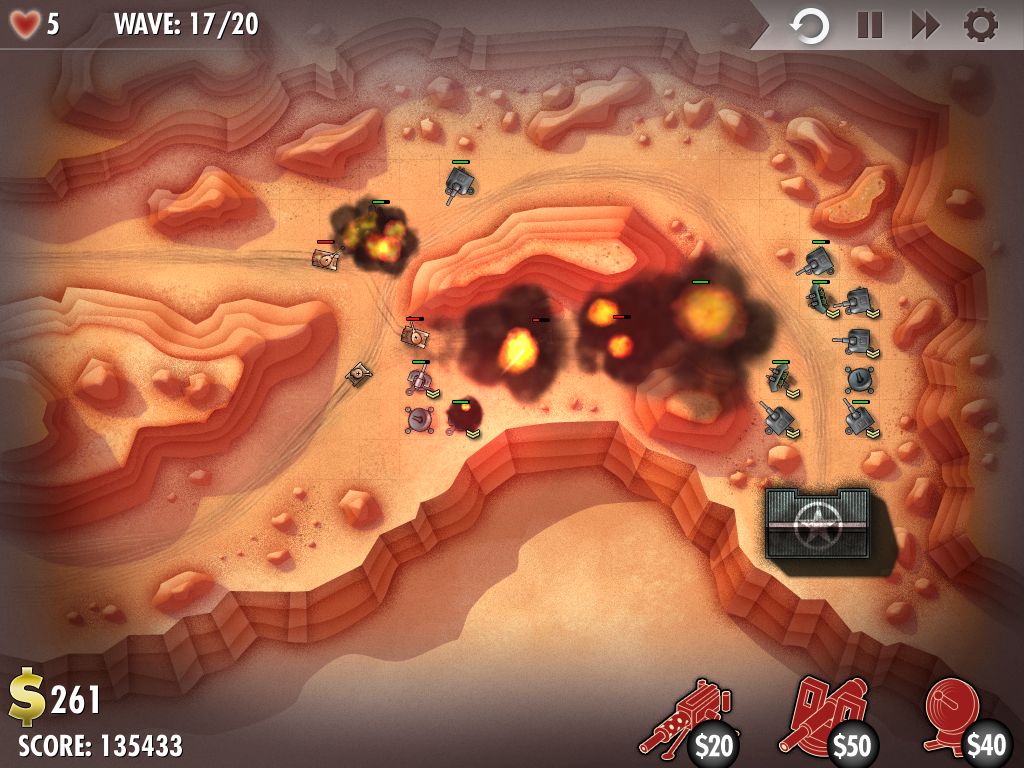 Скриншот из игры iBomber Defense - 18