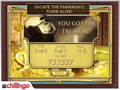 Скриншот из игры Mummy's Treasure - 2