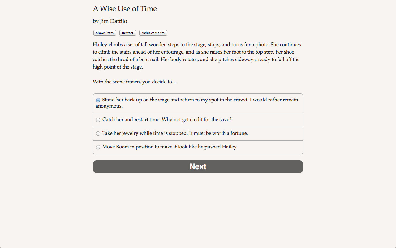 Скриншот из игры A Wise Use of Time - 11