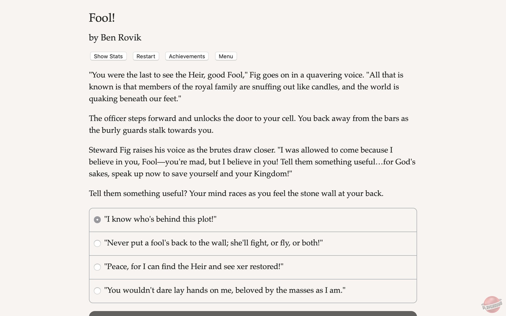 Скриншот из игры Fool! - 4