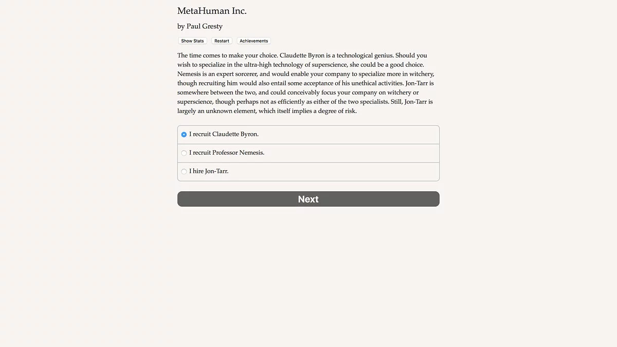 Скриншот из игры MetaHuman Inc. - 17