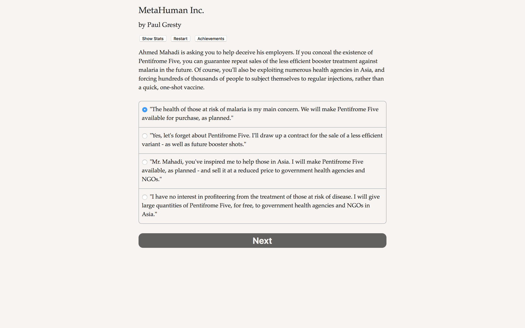 Скриншот из игры MetaHuman Inc. - 6