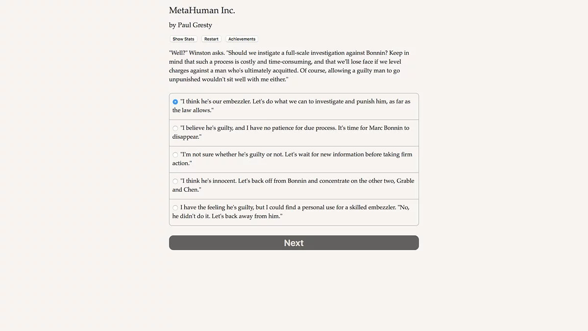 Скриншот из игры MetaHuman Inc. - 13