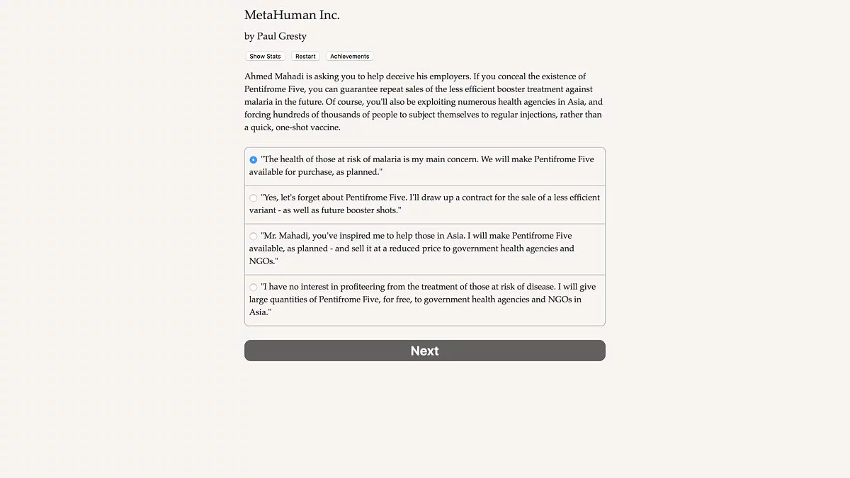 Скриншот из игры MetaHuman Inc. - 11