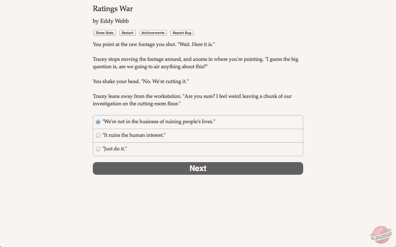 Скриншот из игры Ratings War - 1