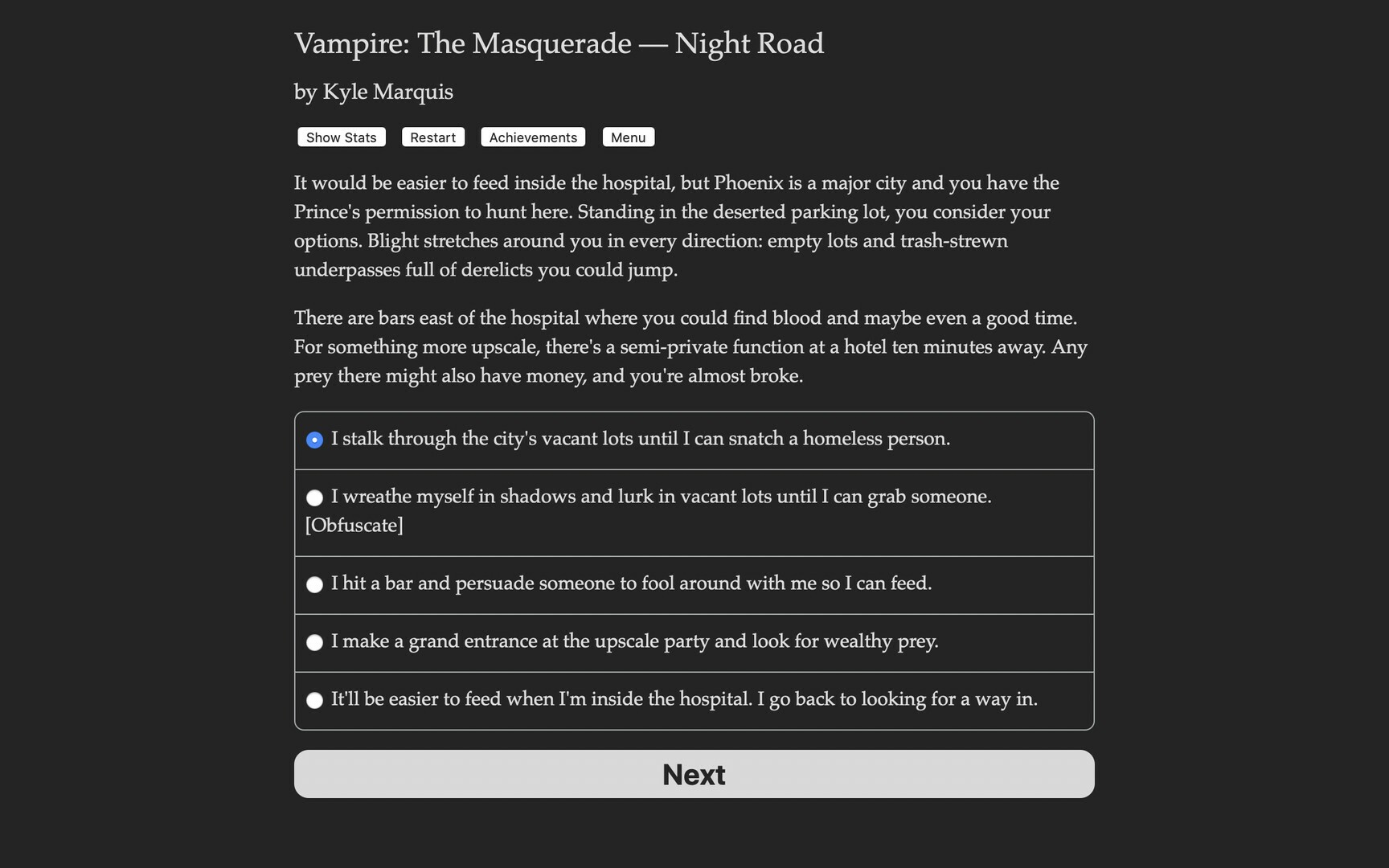 Скриншот из игры Vampire: The Masquerade — Night Road - 28