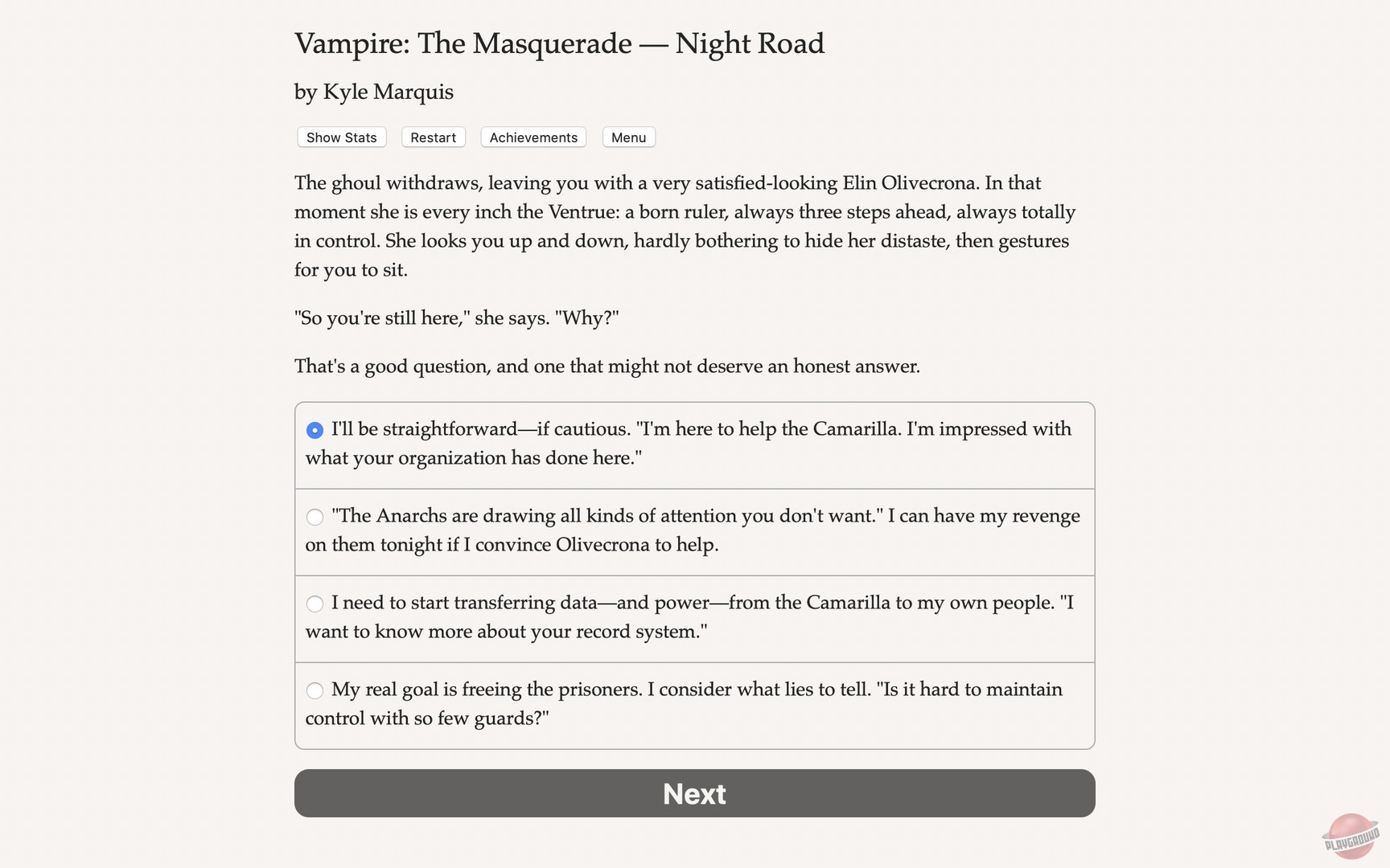 Скриншот из игры Vampire: The Masquerade — Night Road - 5