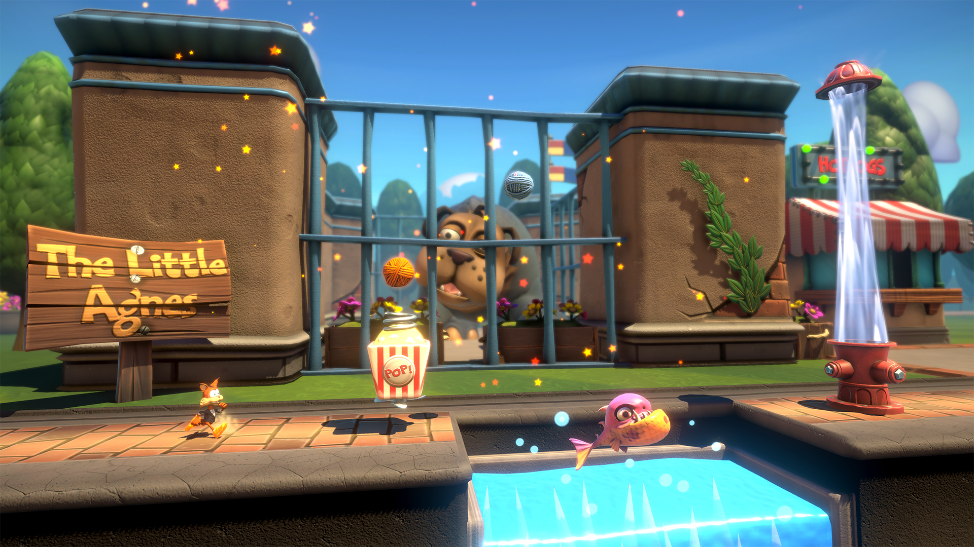 Скриншот из игры Bubsy: Paws on Fire - 2