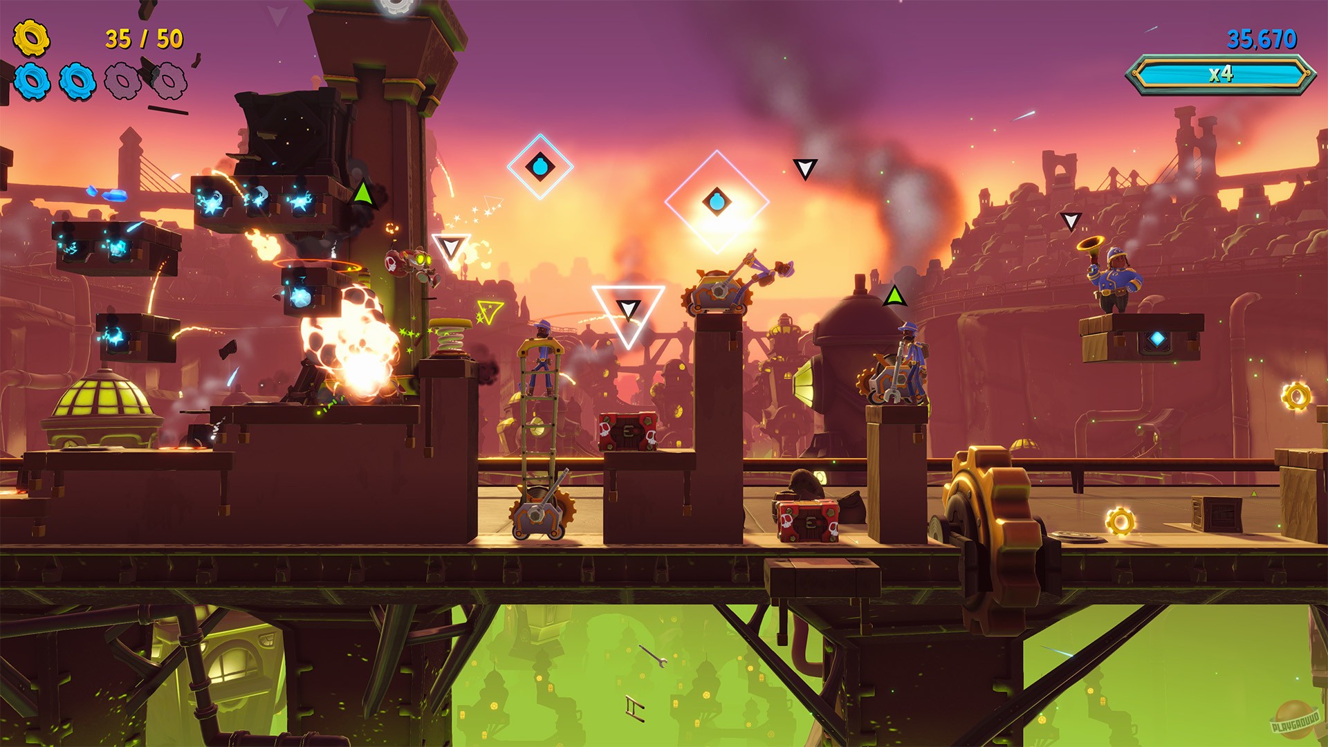 Скриншот из игры Hextech Mayhem: A League of Legends Story - 3