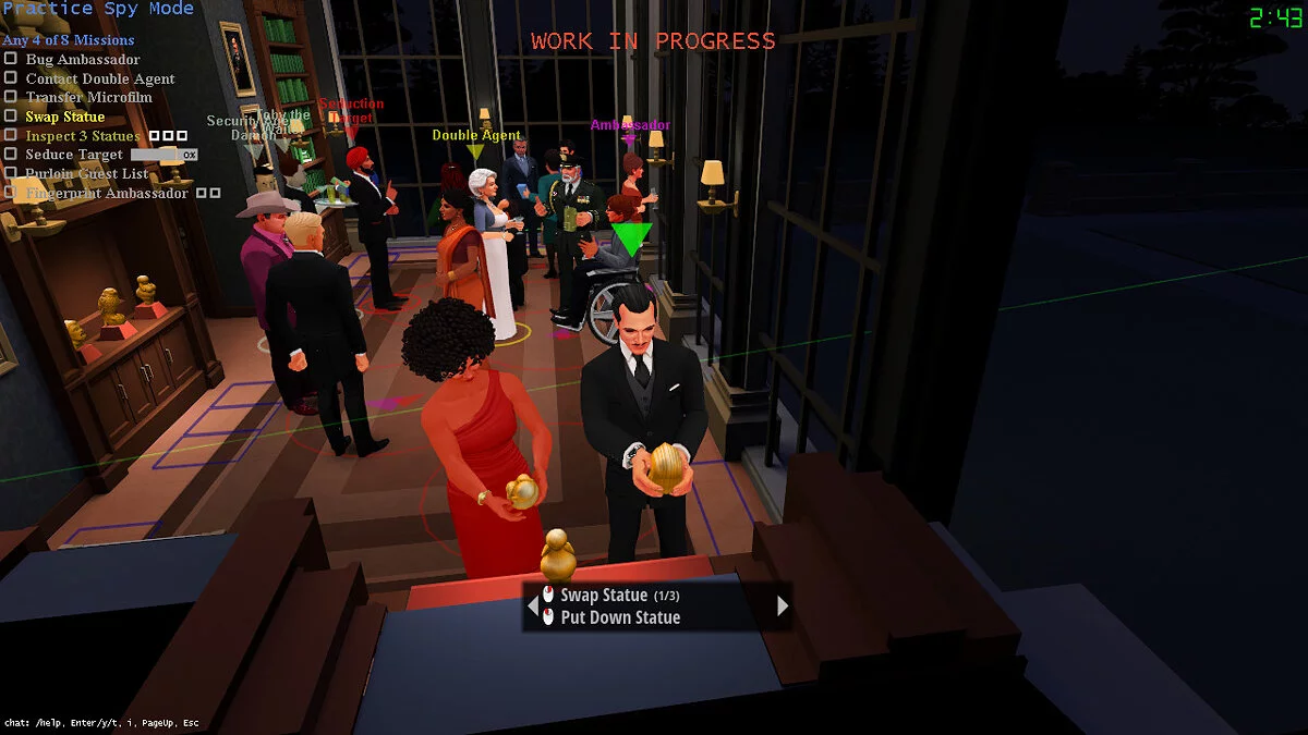 Скриншот из игры SpyParty - 3