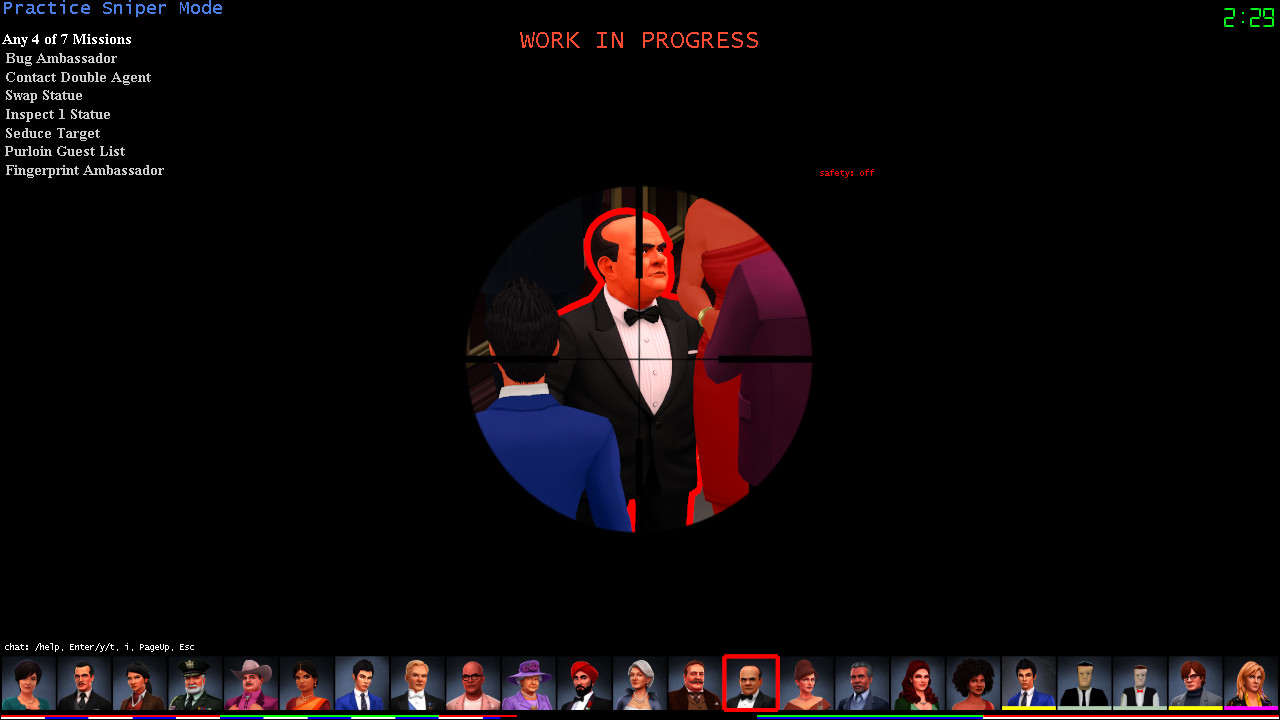 Скриншот из игры SpyParty - 1