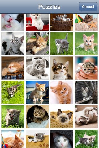 Скриншот из игры Adorable Kitten Jigsaw Puzzle - 3