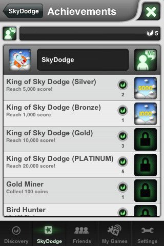 Скриншот из игры SkyDodge - 3