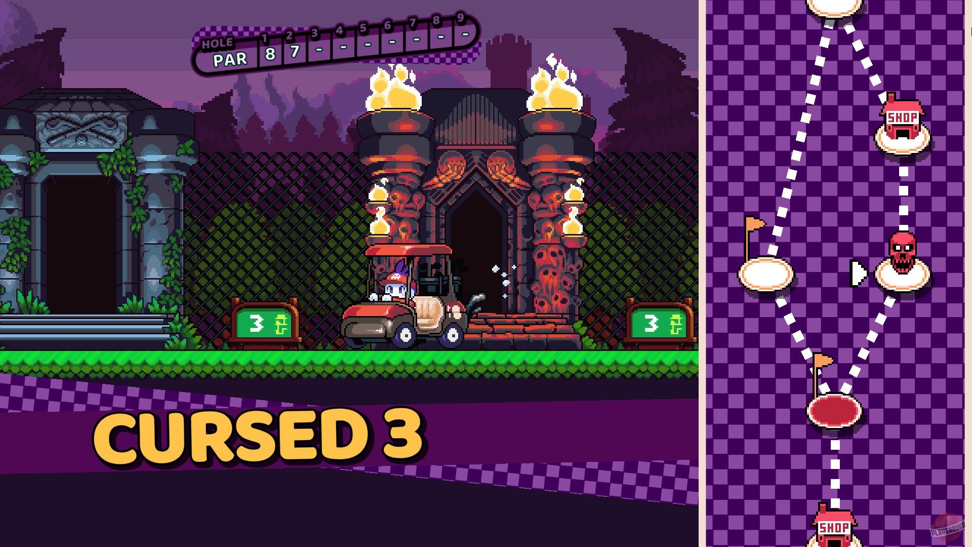 Скриншот из игры Cursed to Golf - 8