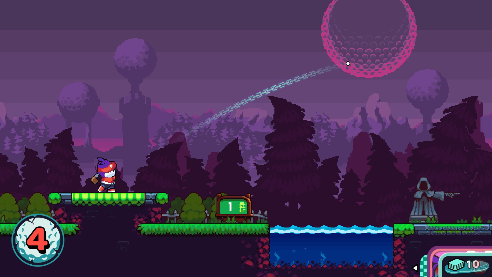 Скриншот из игры Cursed to Golf - 2