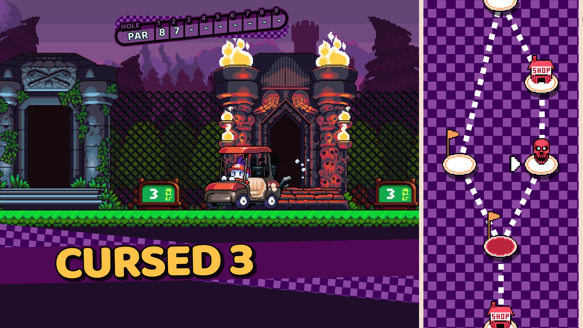 Скриншот из игры Cursed to Golf - 1