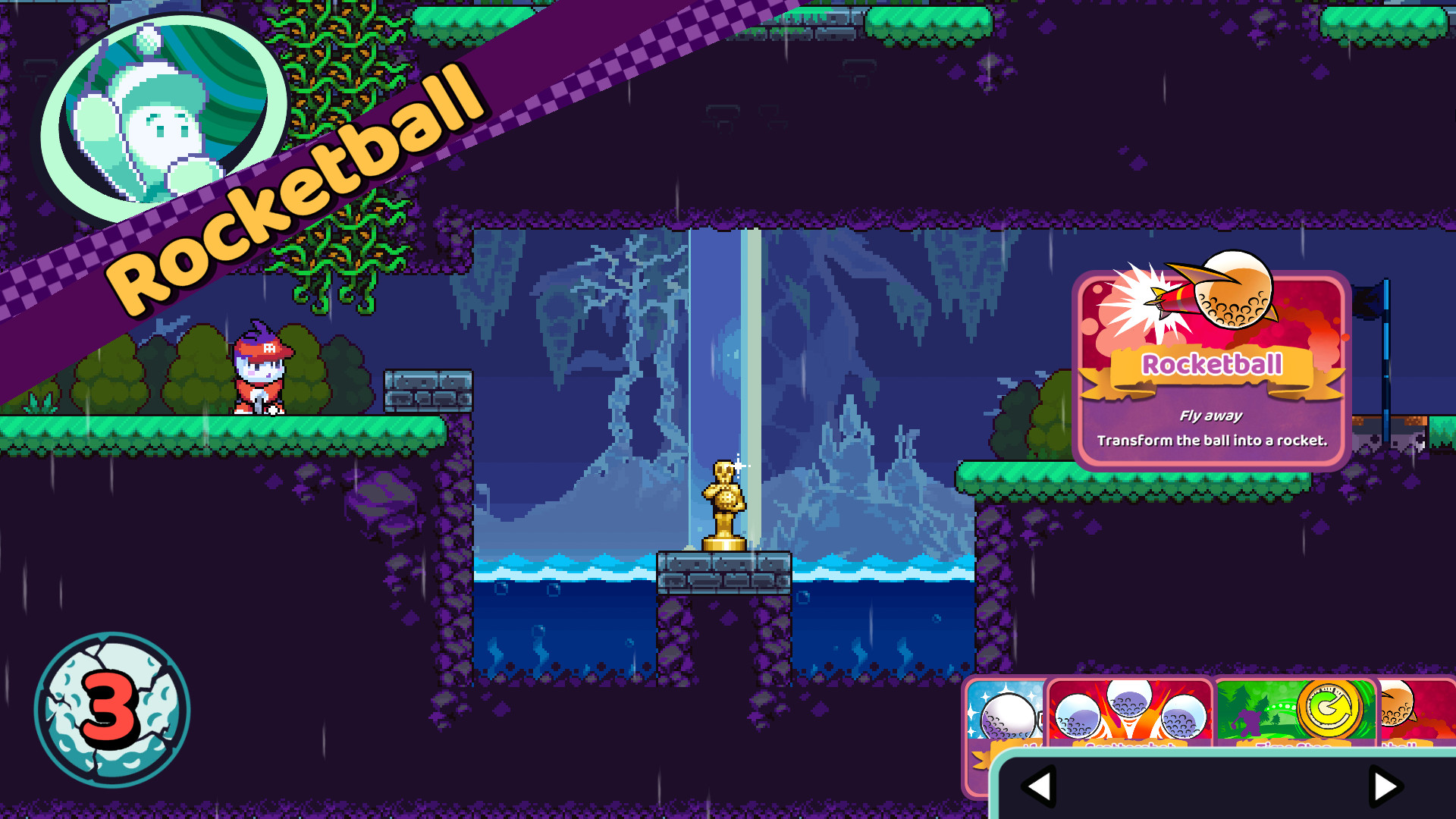 Скриншот из игры Cursed to Golf - 6