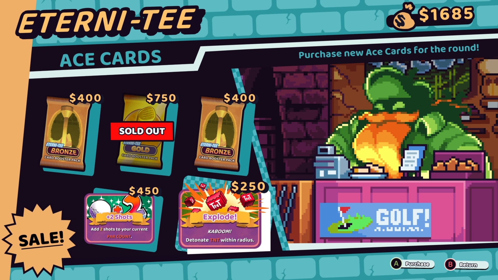 Скриншот из игры Cursed to Golf - 36