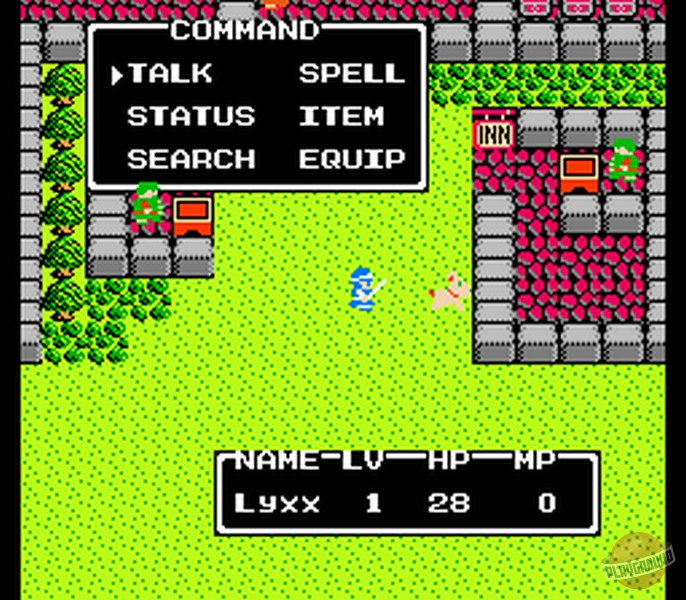 Скриншот из игры Dragon Warrior 2 - 1