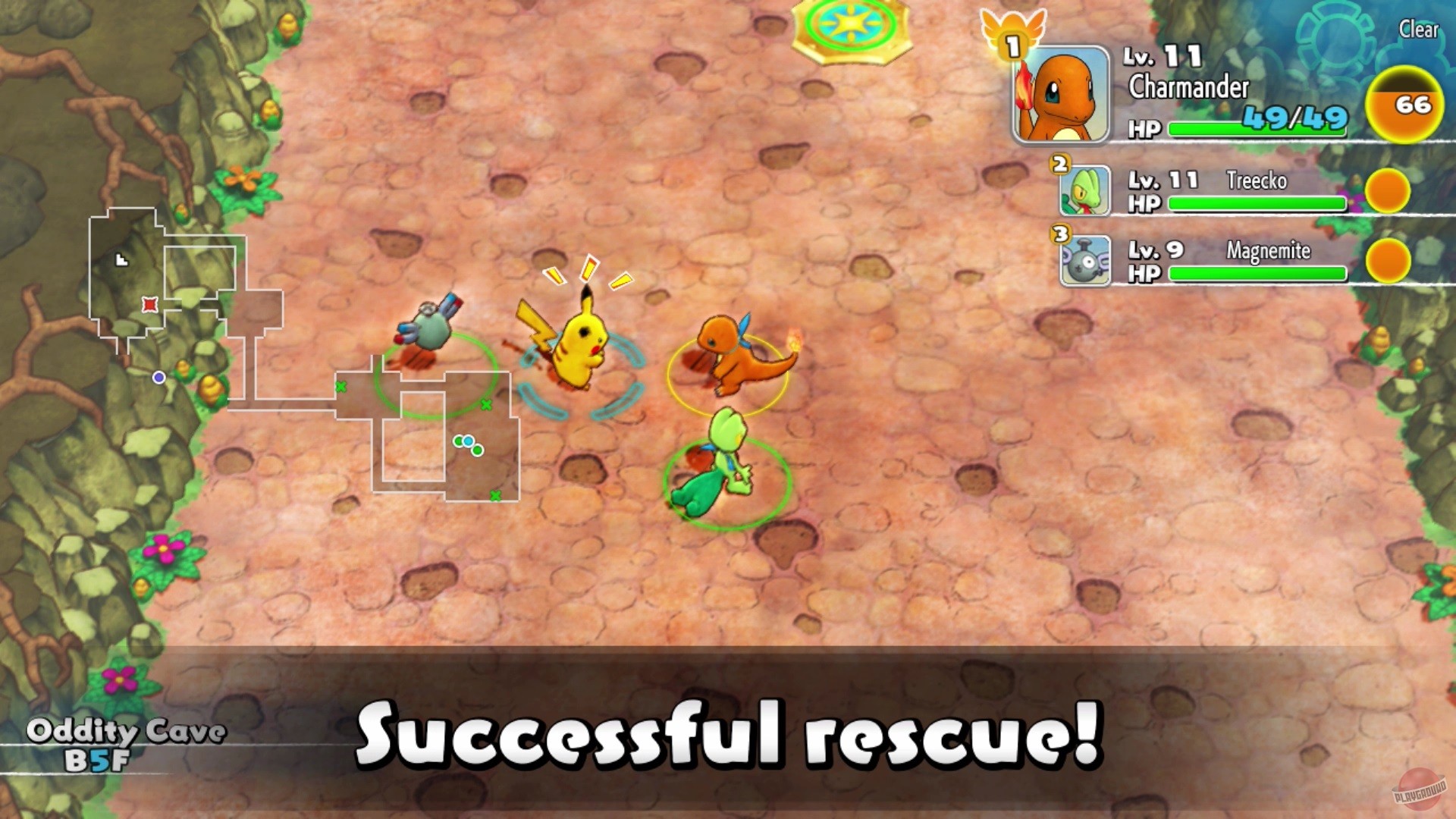 Скриншот из игры Pokemon Mystery Dungeon: Rescue Team - 4