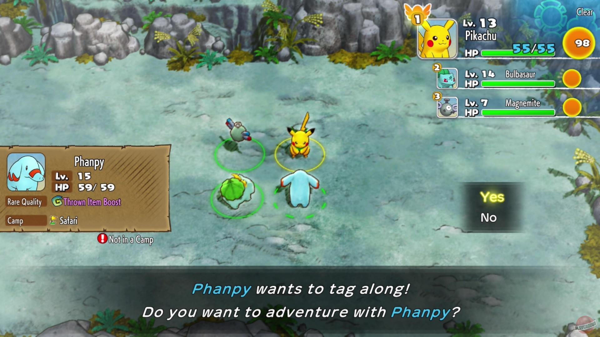 Скриншот из игры Pokemon Mystery Dungeon: Rescue Team - 8