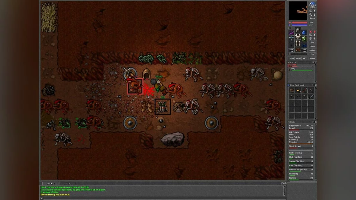 Скриншот из игры Tibia - 18