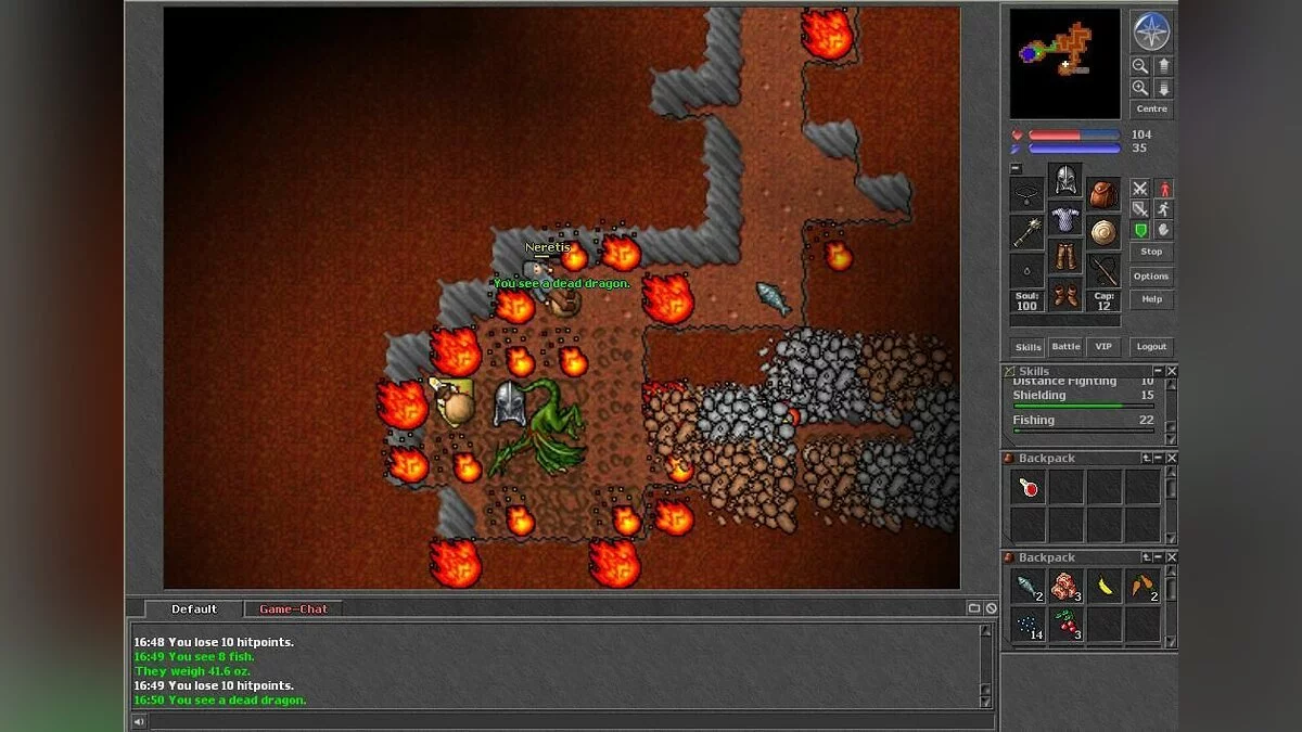 Скриншот из игры Tibia - 25