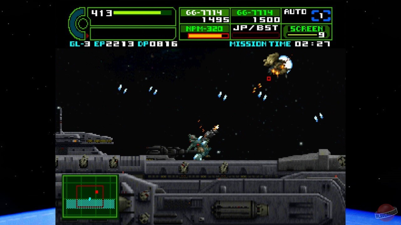 Скриншот из игры Assault Suit Leynos 2: Saturn Tribute - 9