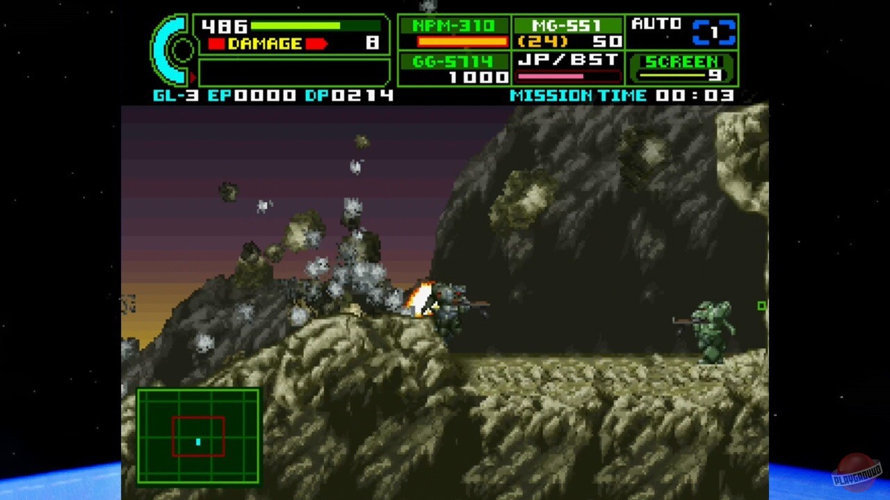 Скриншот из игры Assault Suit Leynos 2: Saturn Tribute - 8