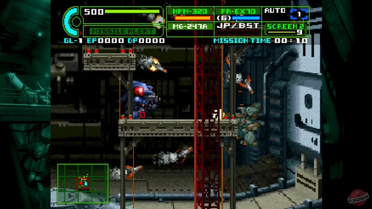 Скриншот из игры Assault Suit Leynos 2: Saturn Tribute - 1