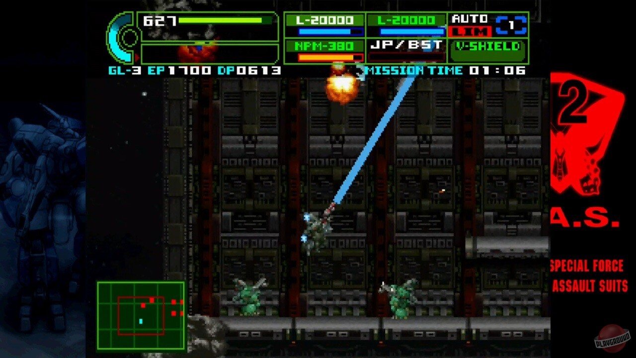 Скриншот из игры Assault Suit Leynos 2: Saturn Tribute - 3