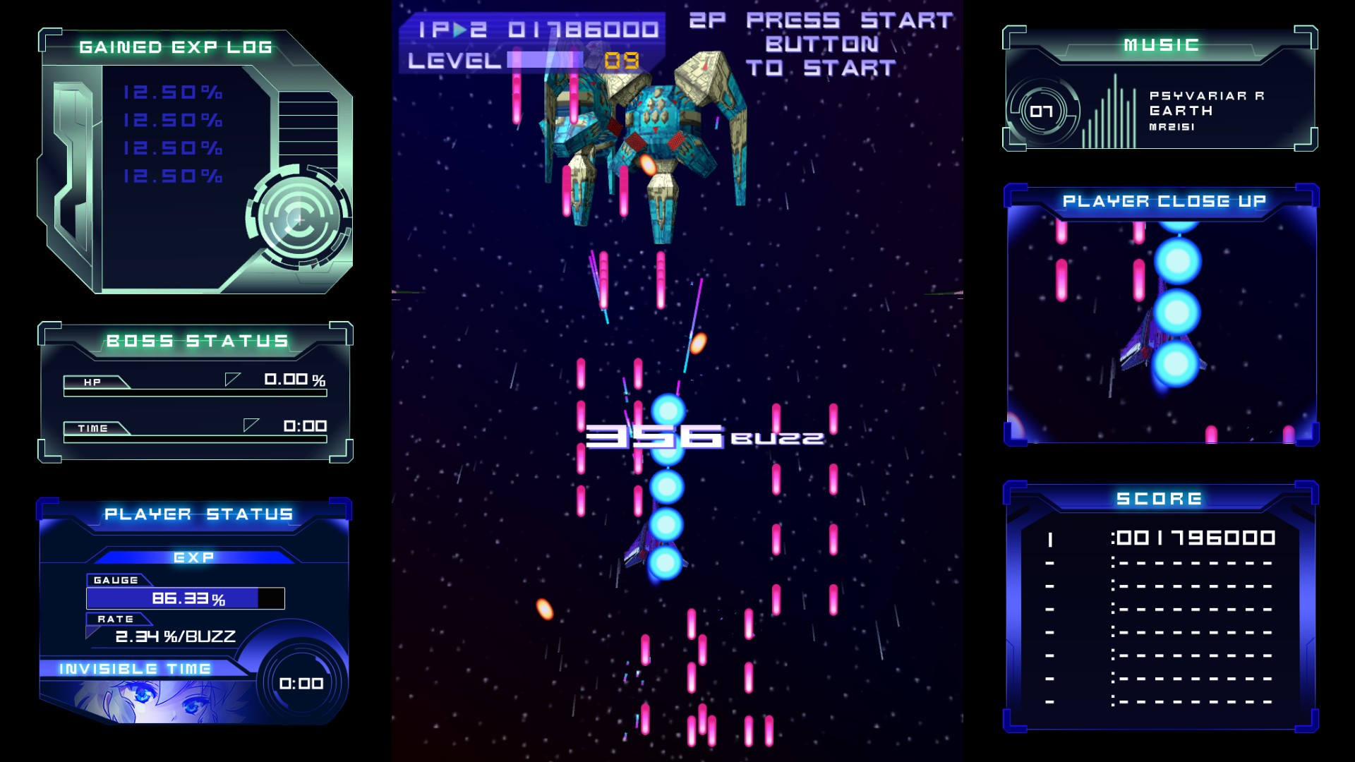 Скриншот из игры Psyvariar Delta - 3