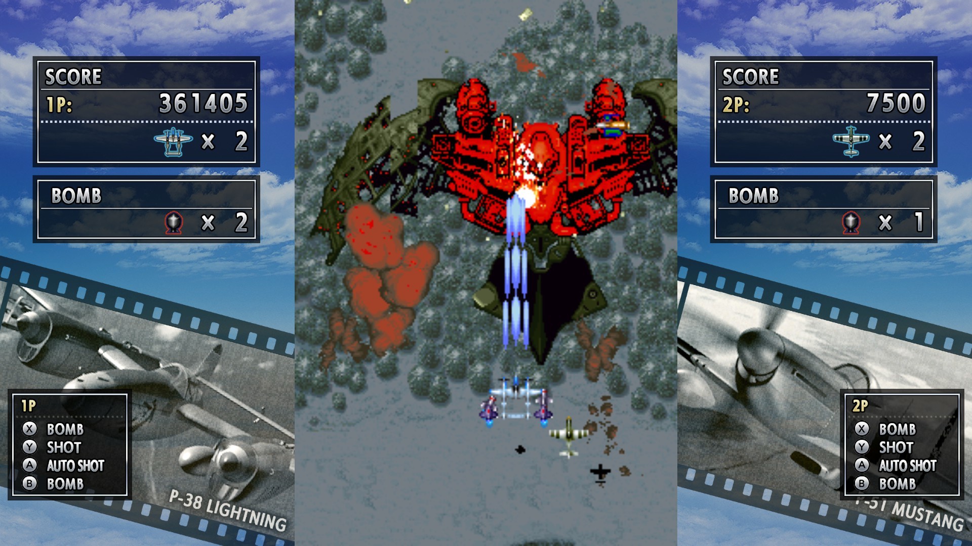 Скриншот из игры Strikers 1945 - 9