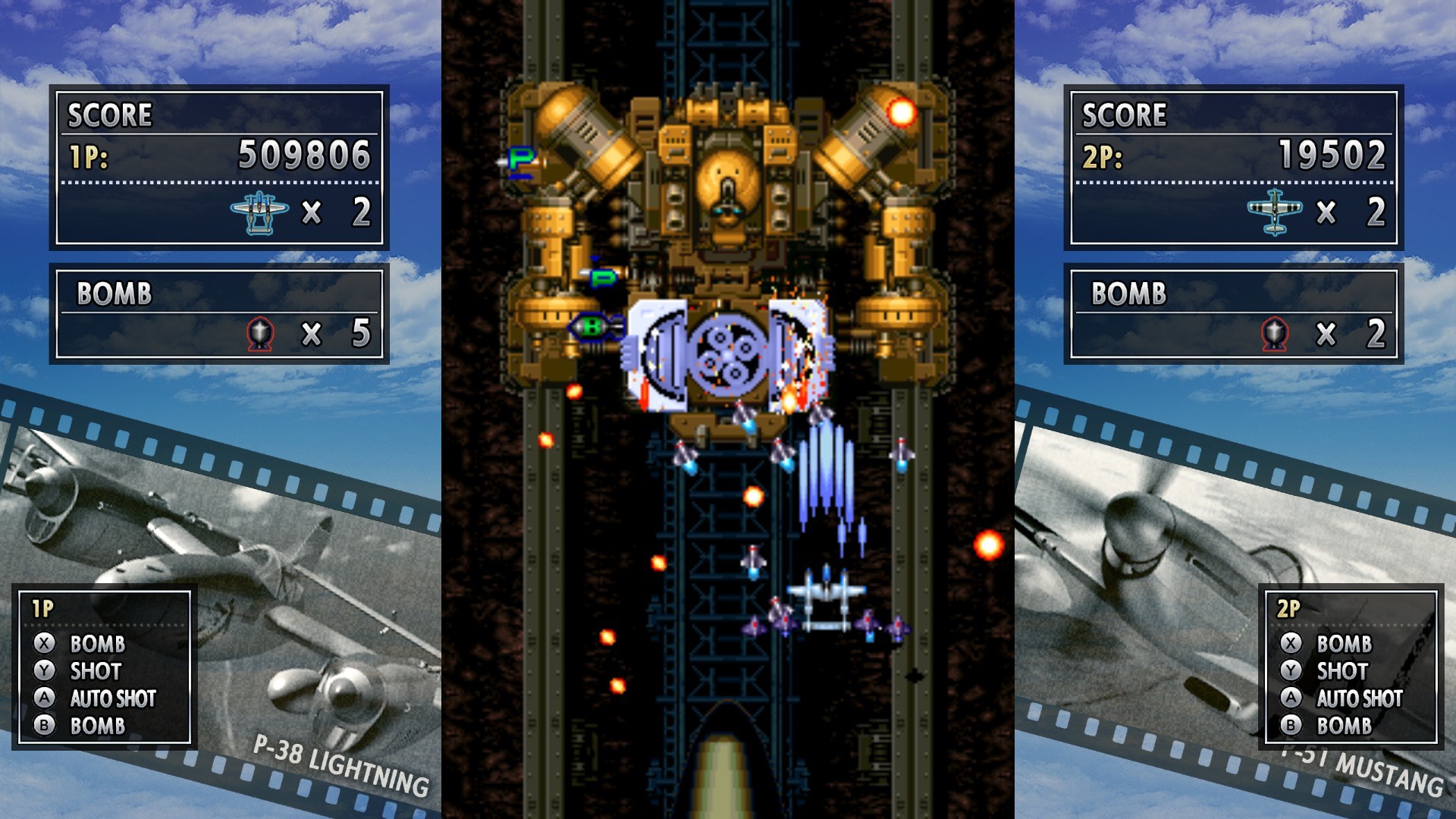 Скриншот из игры Strikers 1945 - 15